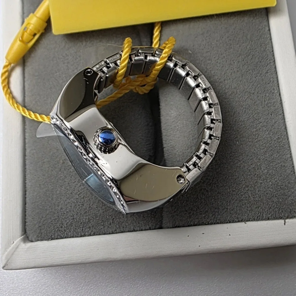 NEW Invicta Mini Angel Women's Ring Watch -‎ 18.5mm, Steel (49573) #0566